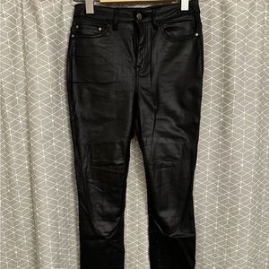 RW&Co high rise skinny leg wax coated Jean